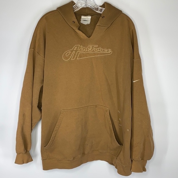 Vintage Nike Air Force Made In The USA Grunge Sweatshirt XXL - Picture 1 of 11